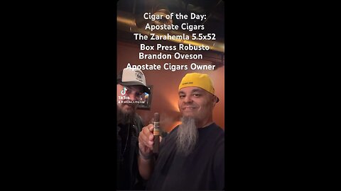 Apostate Cigars The Zarahemla 5.5x52 Box Press Robusto #Shorts #Cigars #Cigar #BrandonOveson ​⁠