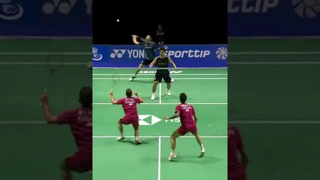 Ren/Tan (CHN) vs Lane/Vendy (ENG) Highlights SF Swiss Open 2023 #shorts