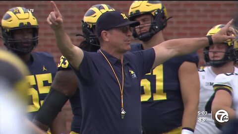 Jim Harbaugh receives self-imposed three-game suspension