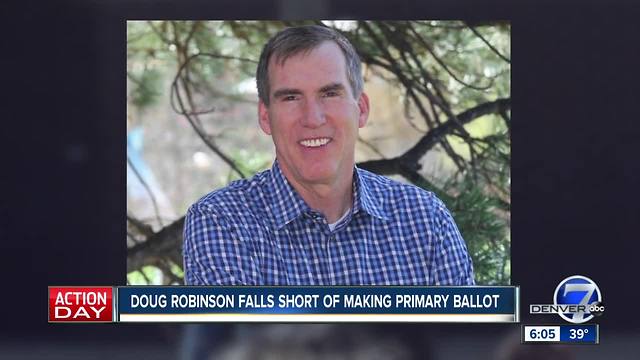 Doug Robinson falls 22 signatures short of making Colo. GOP gubernatorial ballot, plans challenge