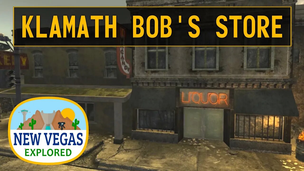 Fallout New Vegas | Klamath Bob's Liquor Store Explored