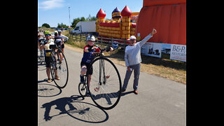 2022 British Open Penny-Farthing Championships: Slalom (Trial runs)