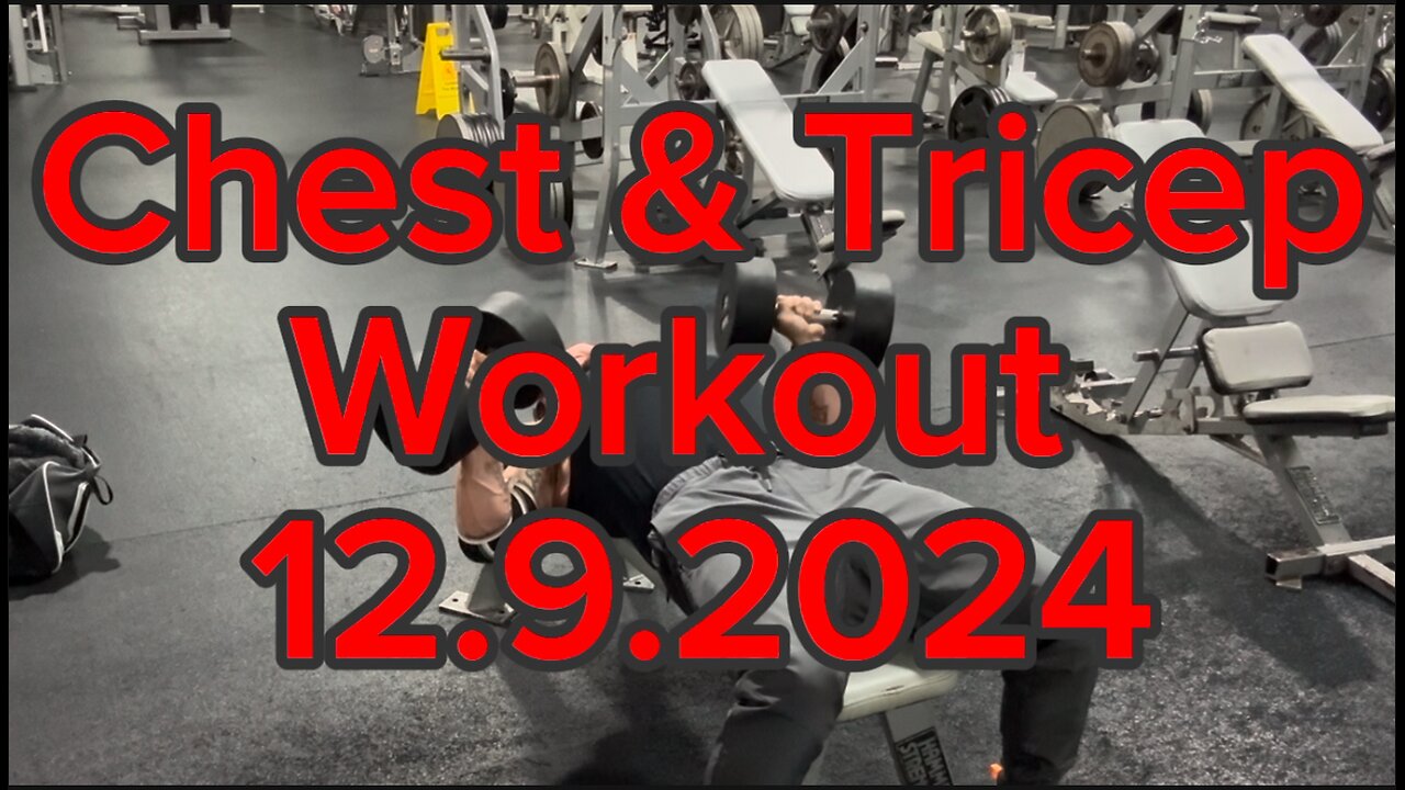 Chest & Tricep Workout: 12.9.2024 #4nomorefitness #gymworkout #chestworkout #4amworkout