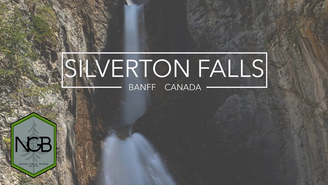 Silverton Falls, Banff National Park, Alberta -- 4K Cinematic