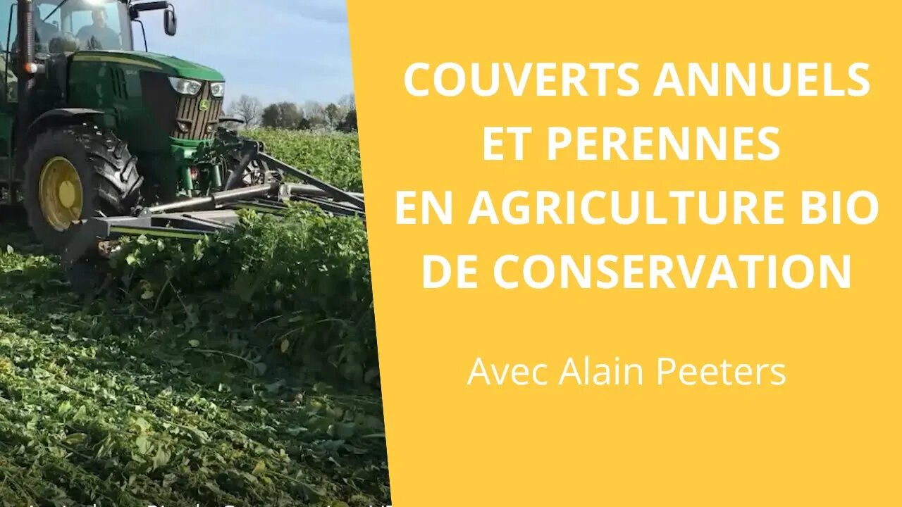 Couverts annuels et pérennes en Agriculture Bio de Conservation