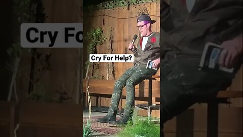 Emo punk cry for help? Fashion dressing young midlife crisis mid life comedy stand up joke Netflix