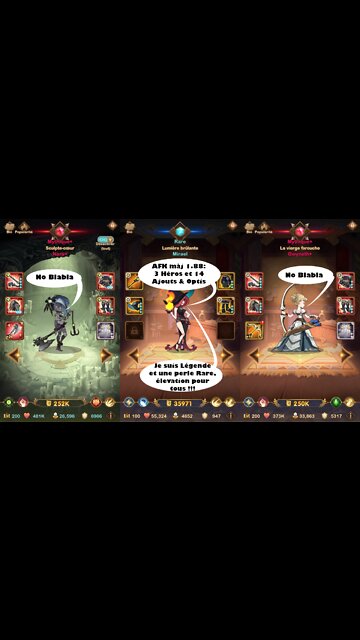 AFK Arena Txt MAJ 1.88 musique no blabla