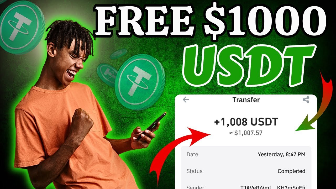 $1000 FREE USDT ● Withdraw Anytime ● Get Paid $1000 FREE USDT Right Now