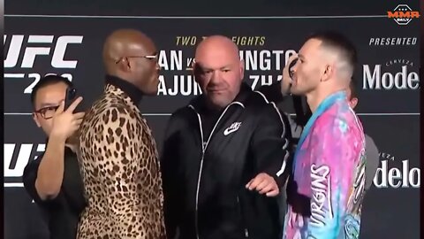 Dana White nearly had a heart attack when Kamaru Usman shoved Colby Covington #UFC268