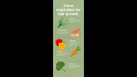 Best vegetables for hair growth