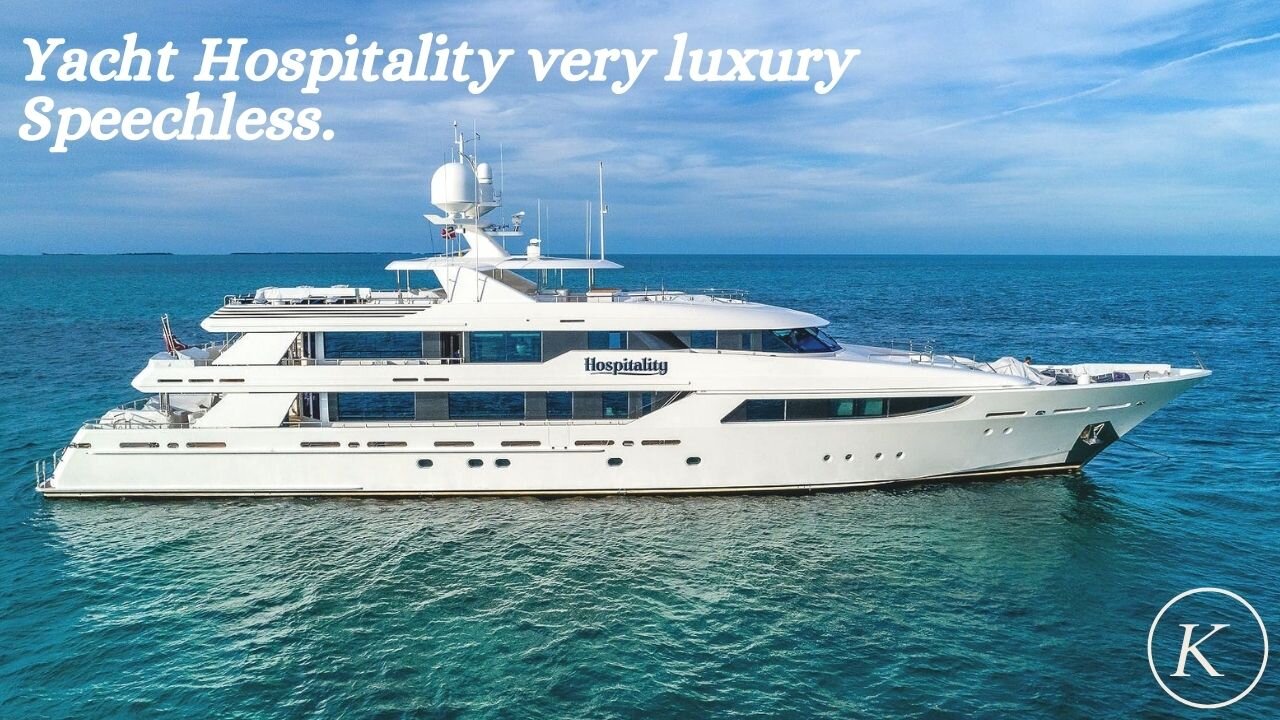 Yacht Hospitality very luxury - Speechless.