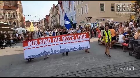 Montagsspaziergang Landshut LIVE 17.07.2023