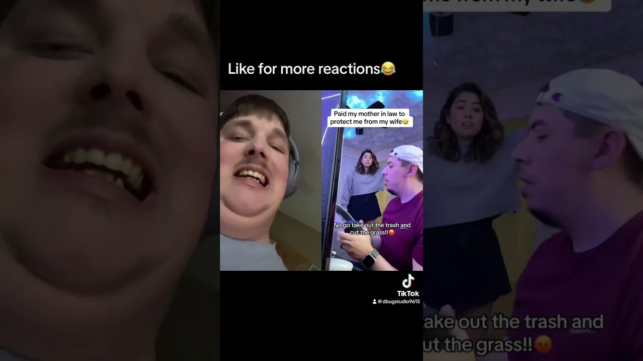 😂Disabled guy reacts to paid my mother-in-law to protect me from my wife!! #fypシ #shorts #skits 