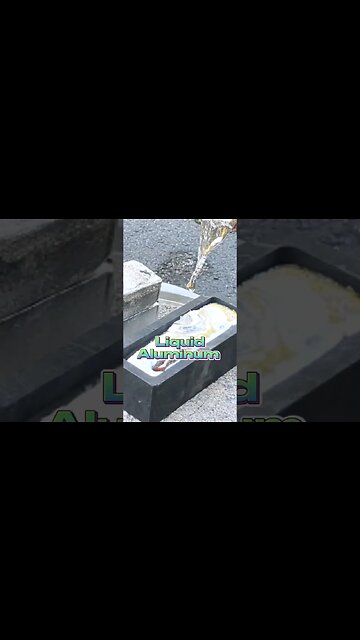 Pouring Molten Aluminum