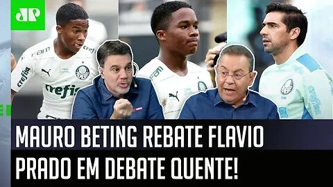 "NÃO, FLAVIO! O ENDRICK VAI..." Mauro Beting REBATE Flavio Prado em DEBATE QUENTE sobre o Palmeiras!