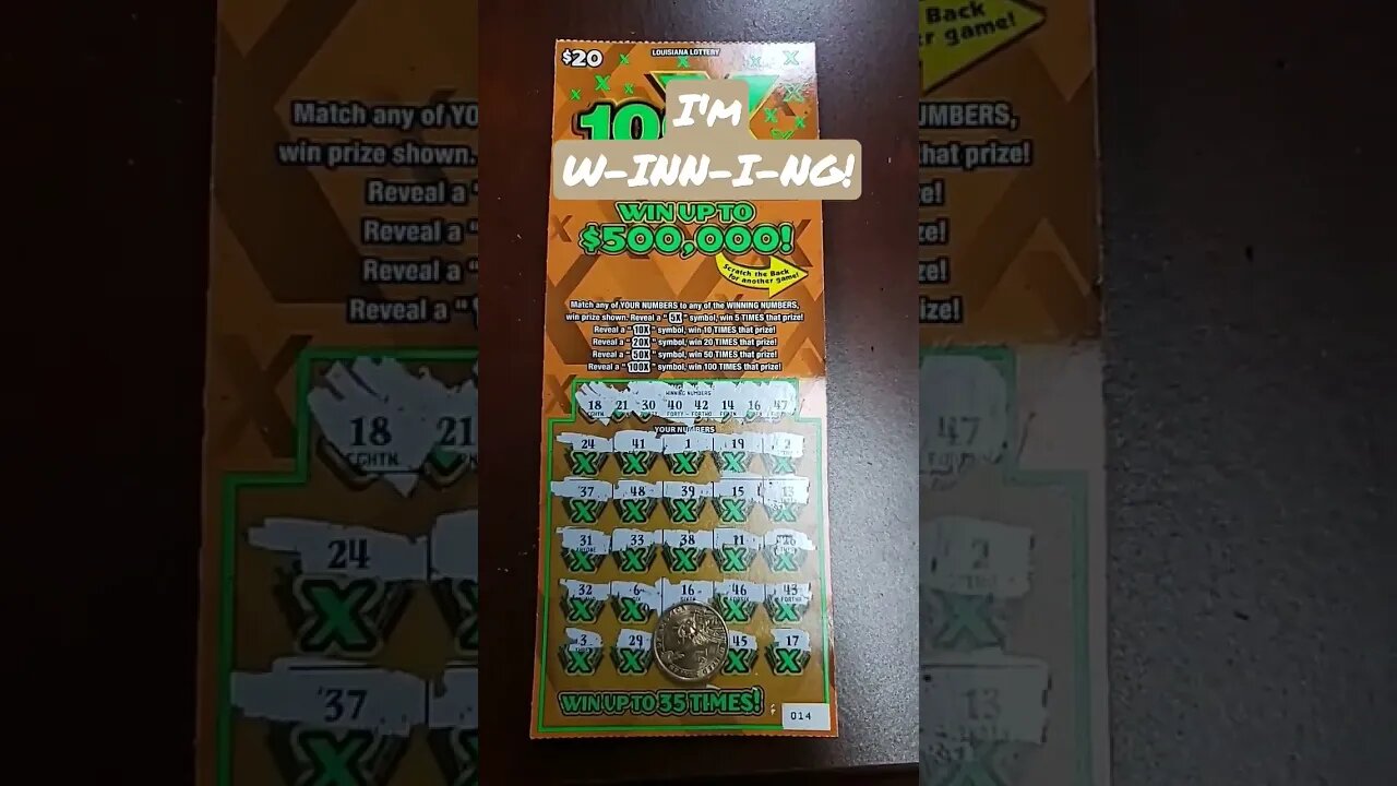 I'm W-INN-ING LOTt-ErY! | Buy-U Scratchers | Louisiana Lottery