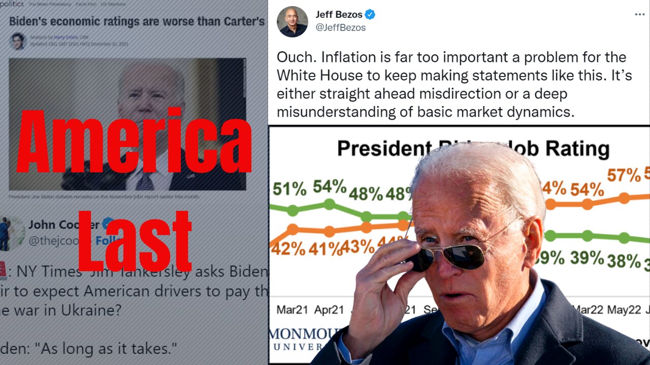 Biden's Approval Ratings: Disastrous and Downright Pathetic