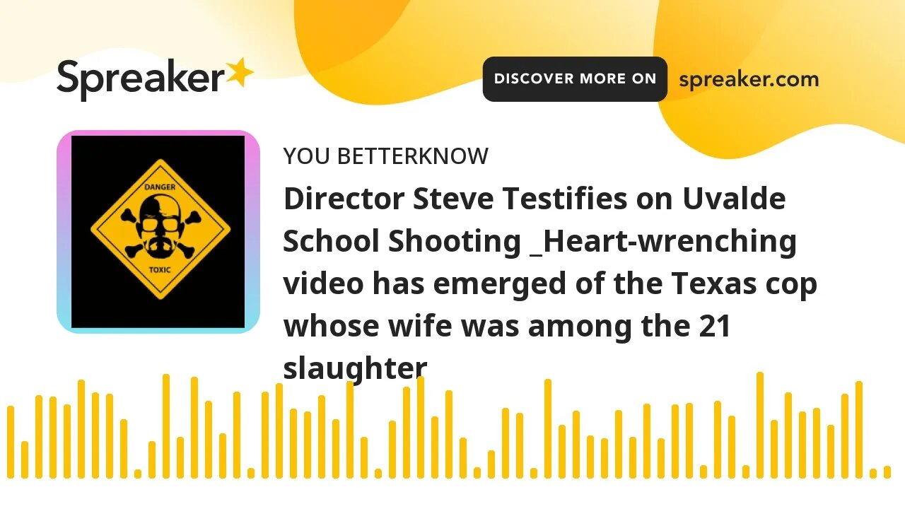 Director Steve Testifies on Uvalde School Shooting _Heart-wrenching video has emerged of the Texas c