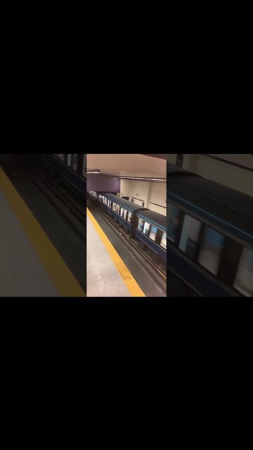 Departing at Sherbrooke Montreal metro #viralvideo #montreal #train