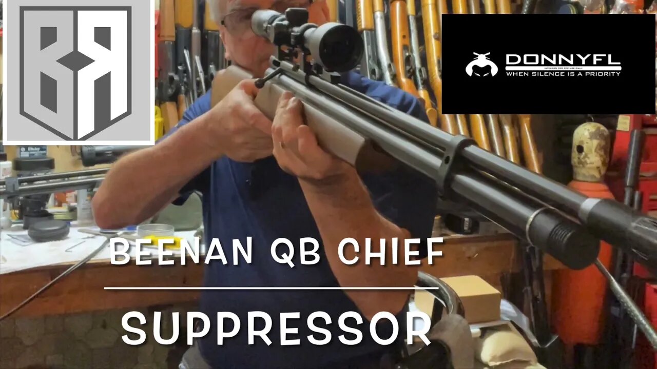 Buck Rail/DonnyFL suppressor on the QB Chief measuring the sound reduction!