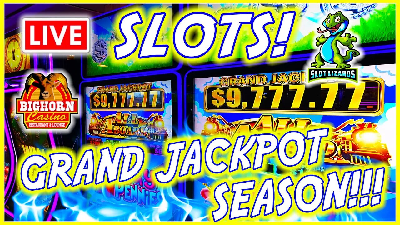 🔴 LIVE SLOTS! GRAND JACKPOT TIME WITH KIMZILLA AND 5K! LET'S GO! BIGHORN CASINO!