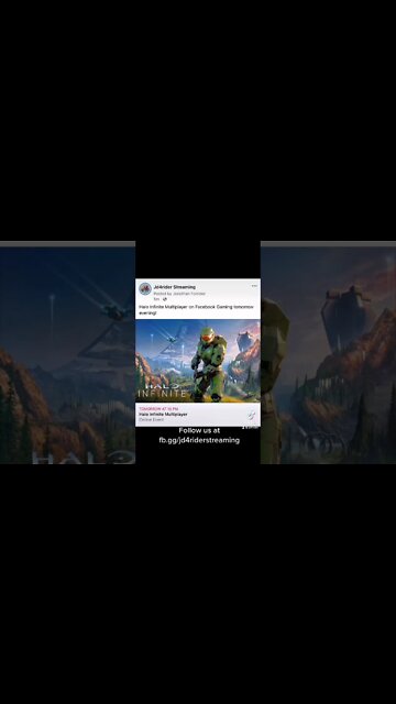Going live tomorrow at 10pm. #fbgg #halo #haloinfinite #foryourpage #fyp #gamer #streamer