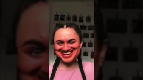 Girl looks like a Thwomp (Smiling version) #shorts