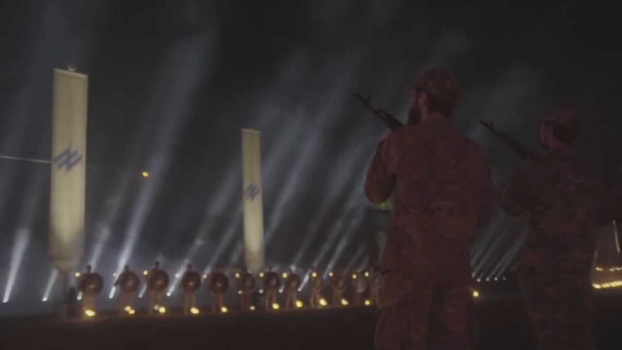 Azov battalion neo-pagan ceremony inspired by III Reich occultist ceremonies