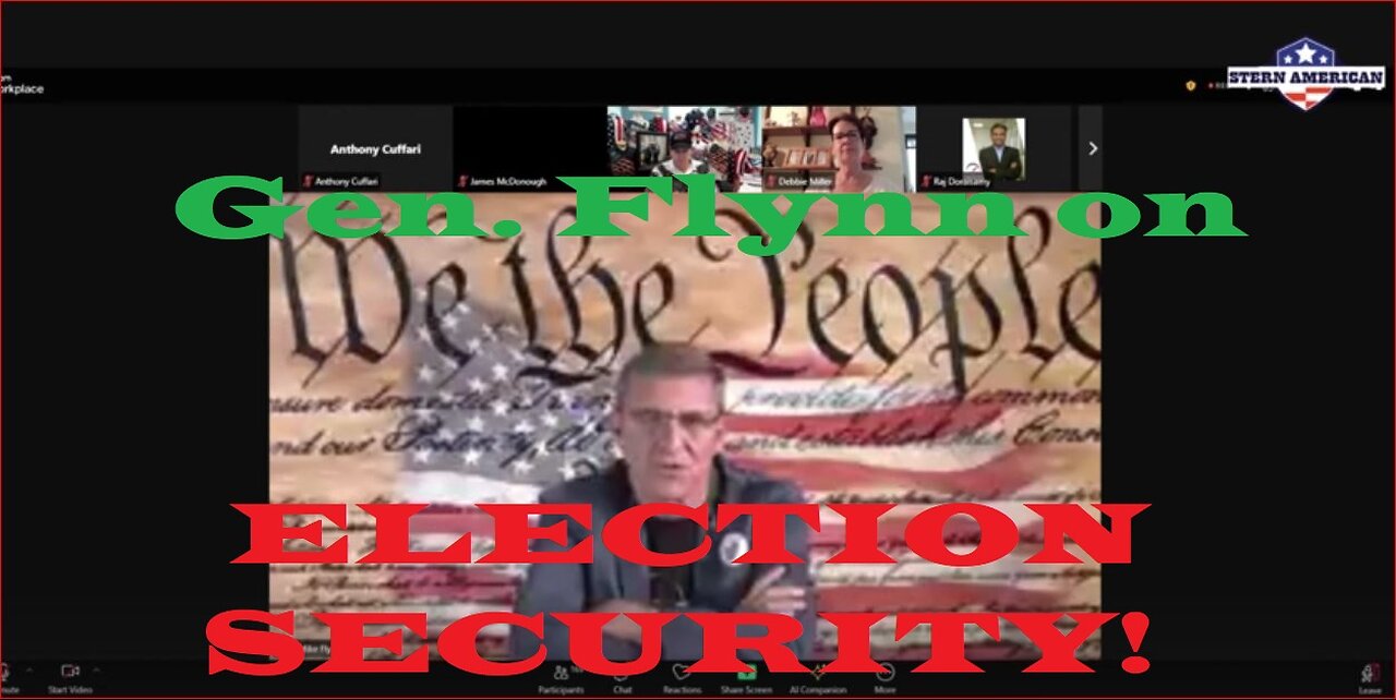 Live Stream Election Security call with Gen. Flynn Wednesday, October 30th