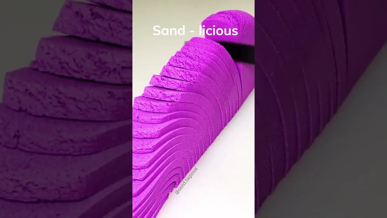 Witness the Astonishing Transformation That Occurs When You Cut Sand! #shorts