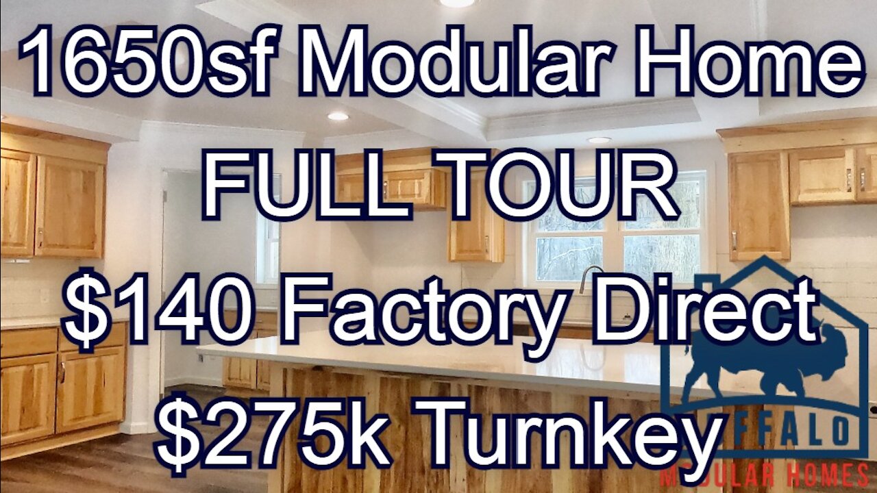 1650sf Modular FULL TOUR! $140k Factory Direct / $275k Turnkey - WAIT WHAT!!!!❤️💯✅🙌🙌🙌