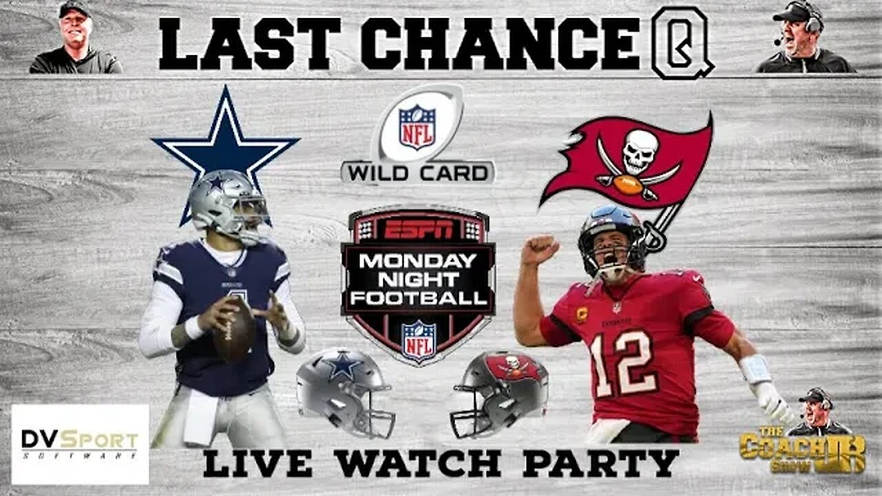 MNF WATCH PARTY | COWBOYS VS BUCS | LAST CHANCE Q | COACH JB & SEAN SALISBURY