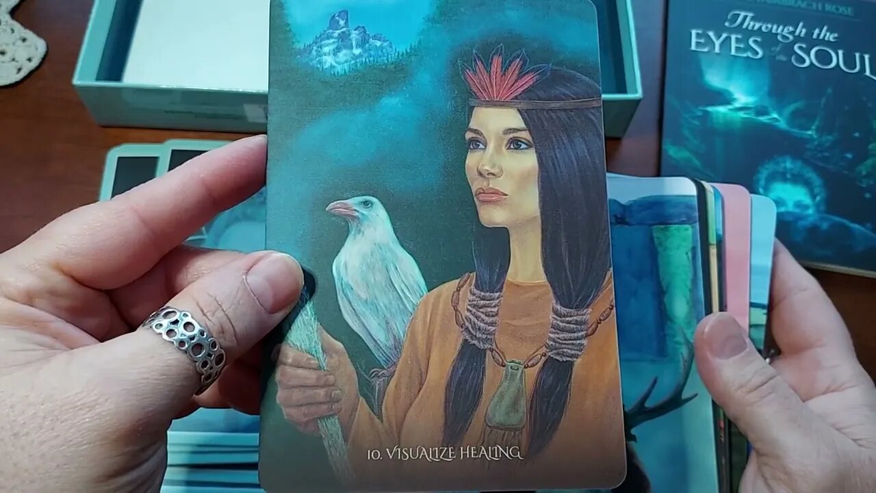 Unboxing Through the Eyes of the Soul Oracle Cards by Cheryl Yambrach Rose