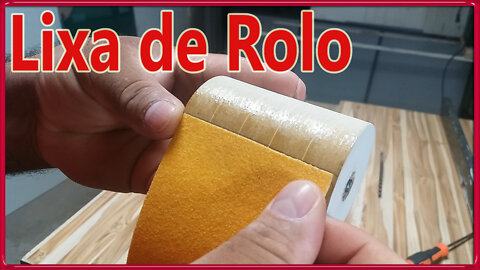 Como fazer um rolo de lixa