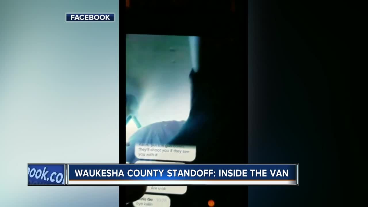 Suspect livestreams Waukesha County standoff inside van on Facebook