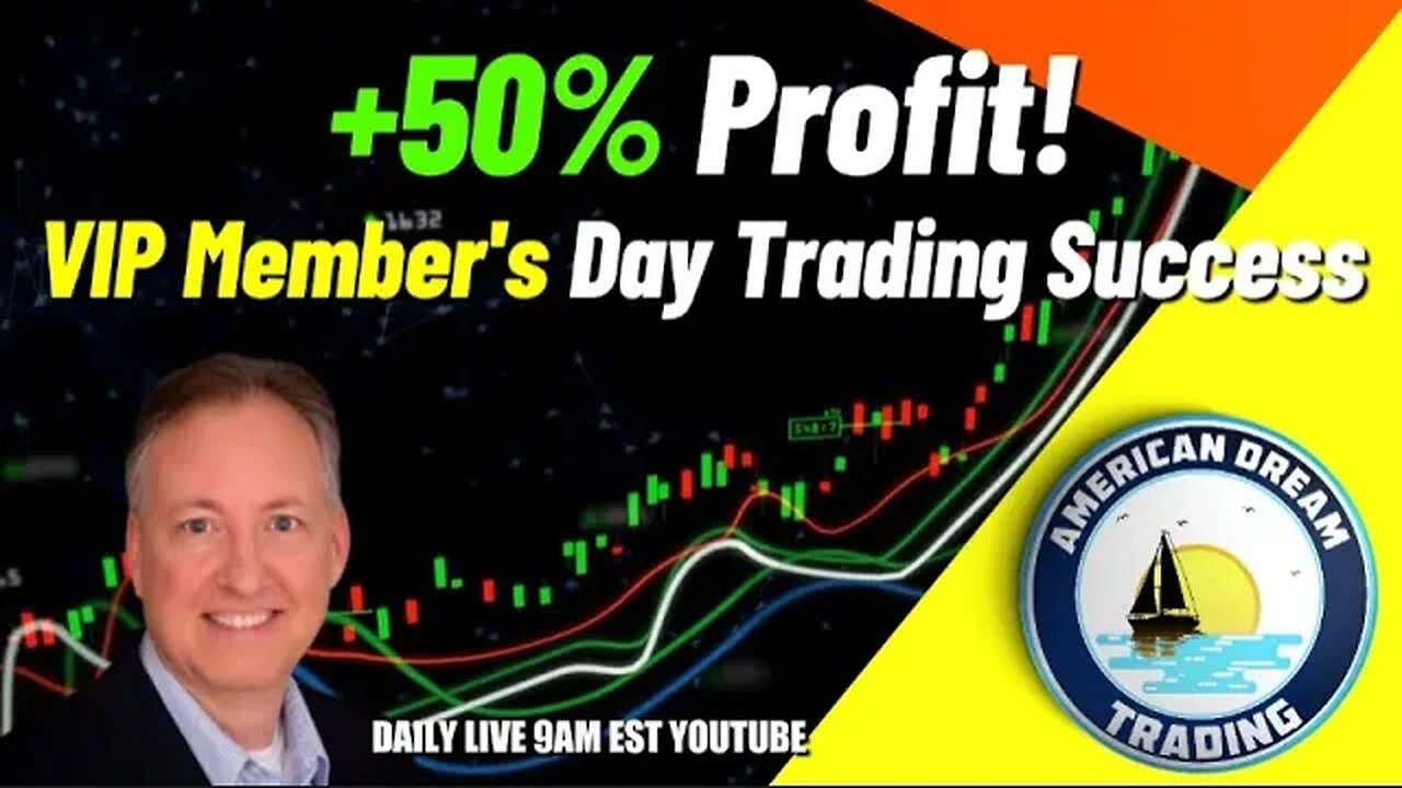 VIP Member's Road To +50% Profit - Day Trading Success In The Stock Market