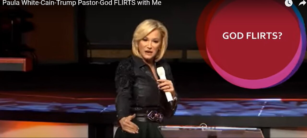 Paula White-Cain-Trump Pastor-God FLIRTS with Me