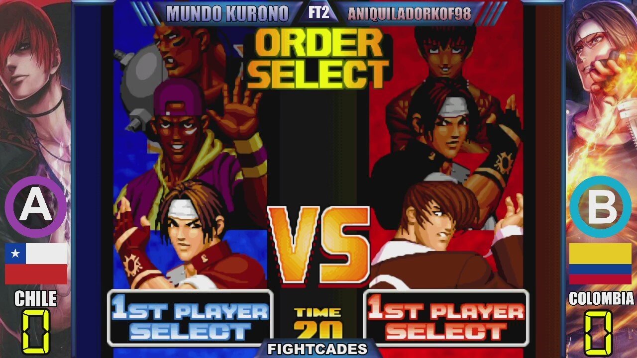 Kof 98 🇨🇱 Mundo Kurono FT2 🇨🇴 aniquiladorkof98 | Great Mundo Kurono Kof 98 gameplay | Kyo Combos