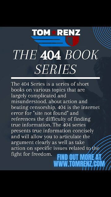 Next In the 404 Series: CBDCs - The Tom Renz Show