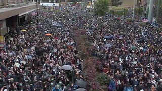 Hundreds of Thousands Gather For Largest Hong Kong Protest In Months