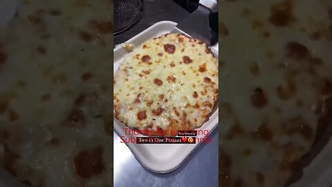 Pizza making twin layer of cheese#foodie#entertainment