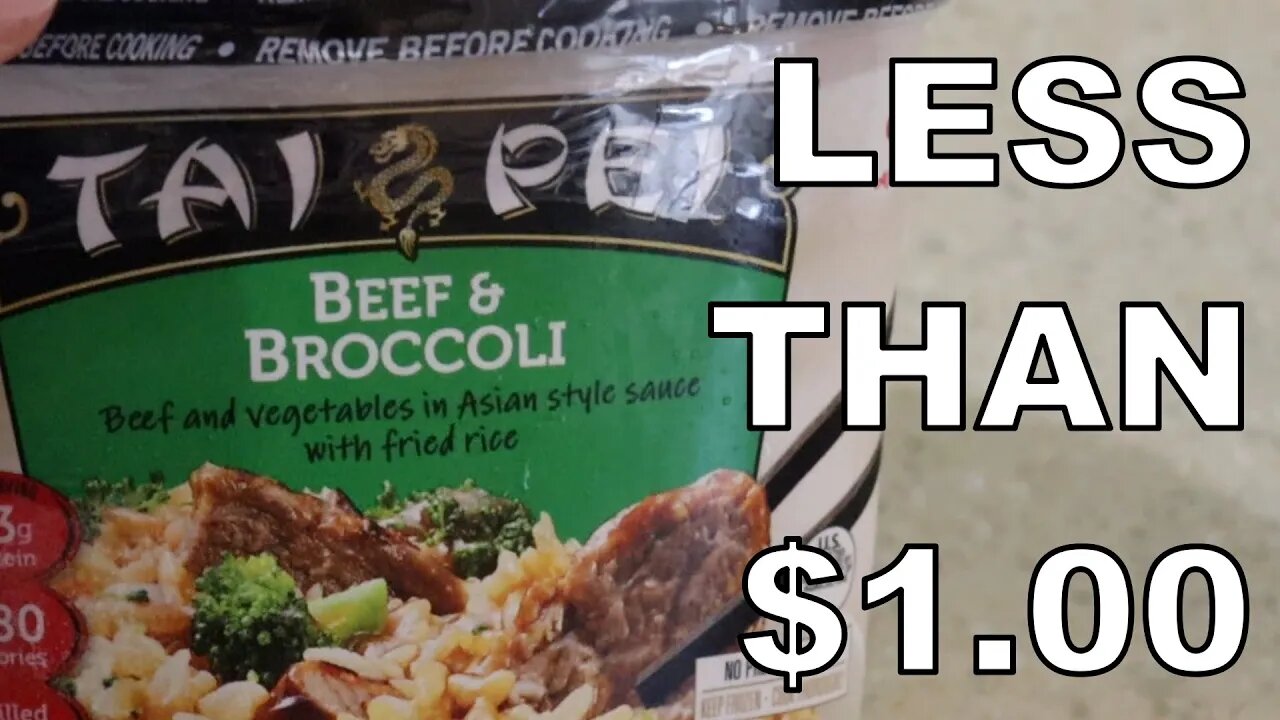 tai pei frozen meal for under a dollar Eating Poor With Reviews and More