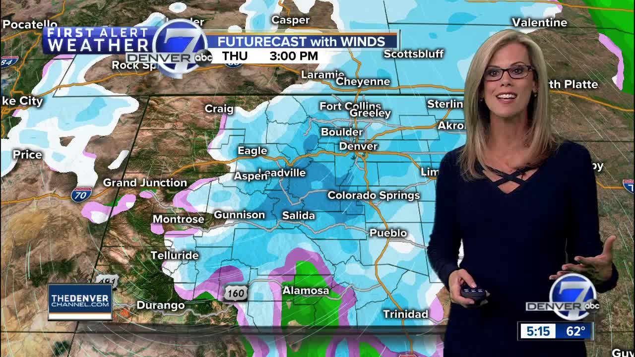 Sunday evening forecast