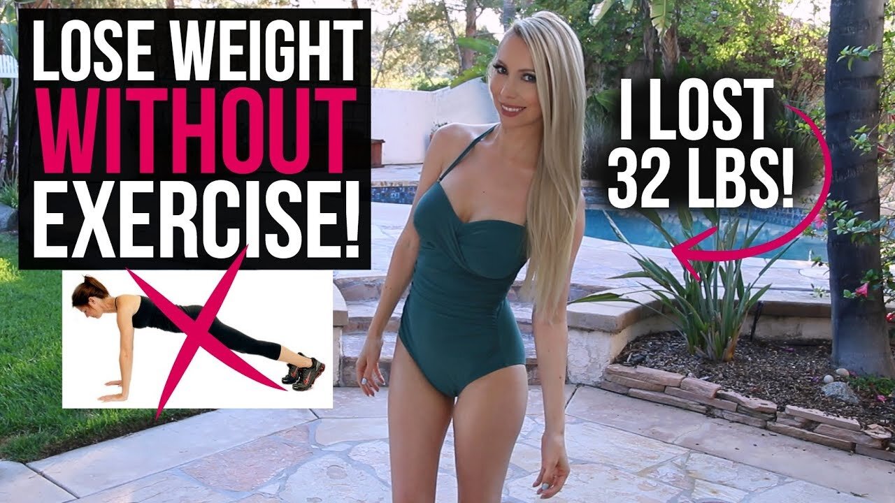 HOW TO LOSE WEIGHT WITHOUT WORKING OUT! (THIS ACTUALLY WORKS)