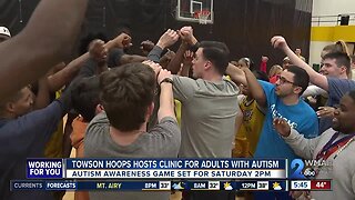 Towson hoops hosts clinic for adults with autism