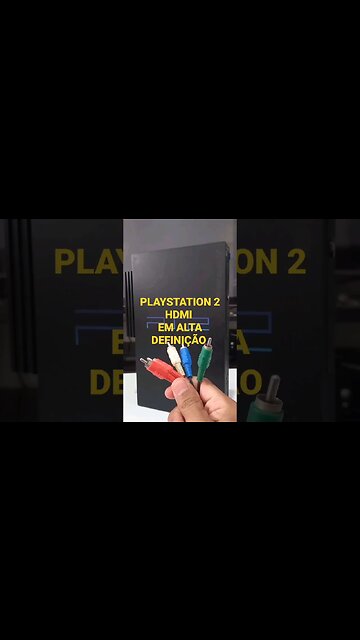 JOGUE PLAYSTATION 2 EM ALTA DEFINIÇÃO COM PS2 HDMI