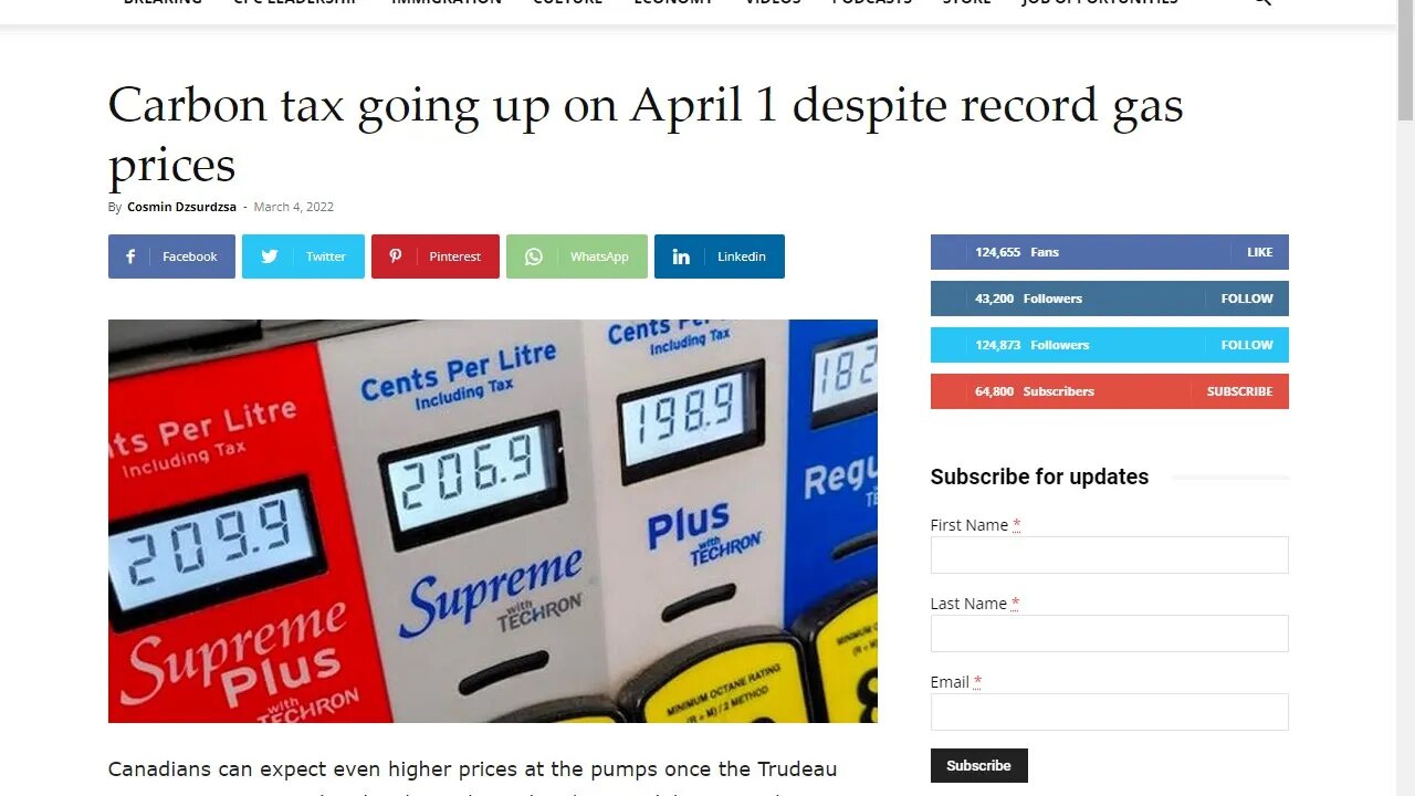 Gas Prices In Canada Even higher April 1st | Nows The Time To Start Your Own Garden