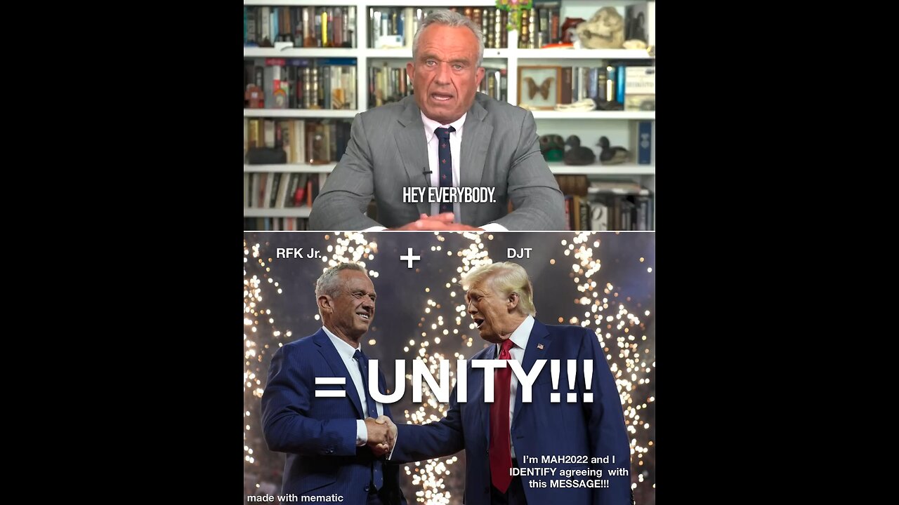 RFK Jr + DJT = UNITY!!! 🇺🇸