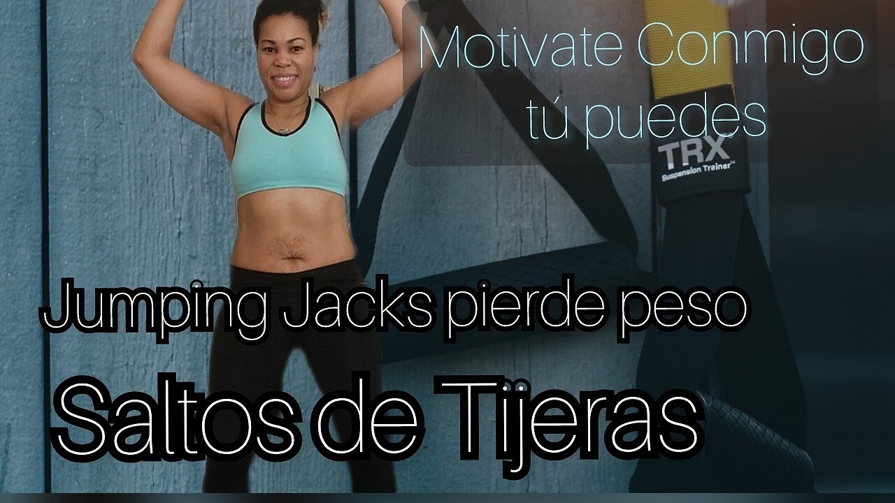 Ejercicios de piernas Jumping Jacks | Cardio con saltos de Tijeras| 20 minutos para adelgazar