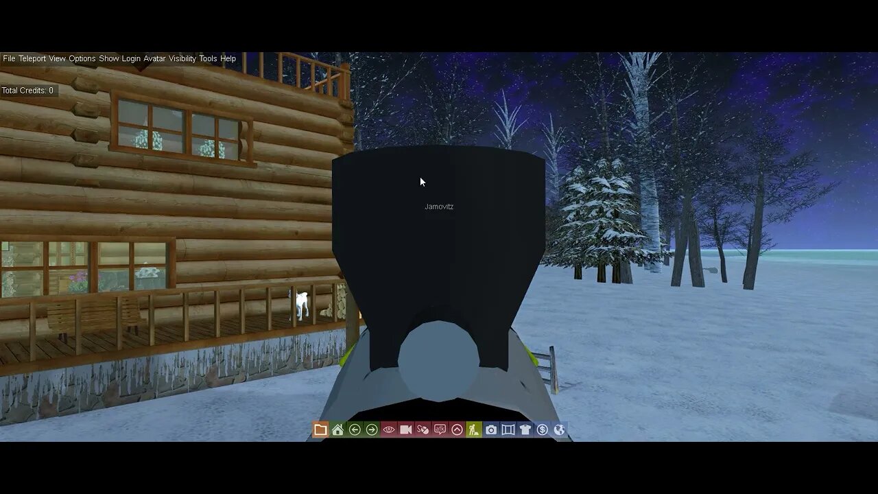 Active Worlds Online Exploration: Alaska Server Featuring Campbell The Toast